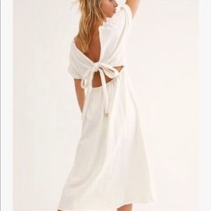 Free People FP Beach Sorrento MIDI Dress White